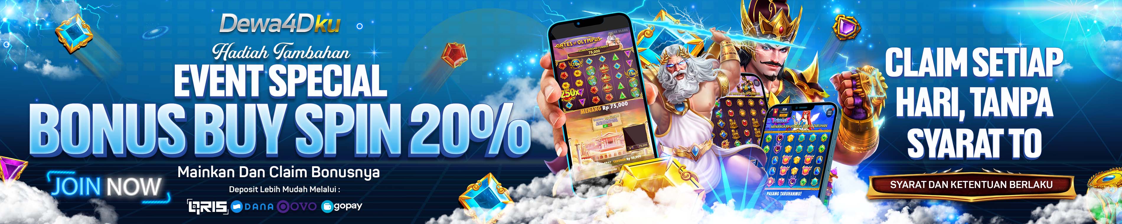 HADIAH TAMBAHAN BONUS BUYSPIN 20%